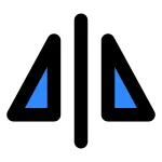Flip Horizontally SVG Icon